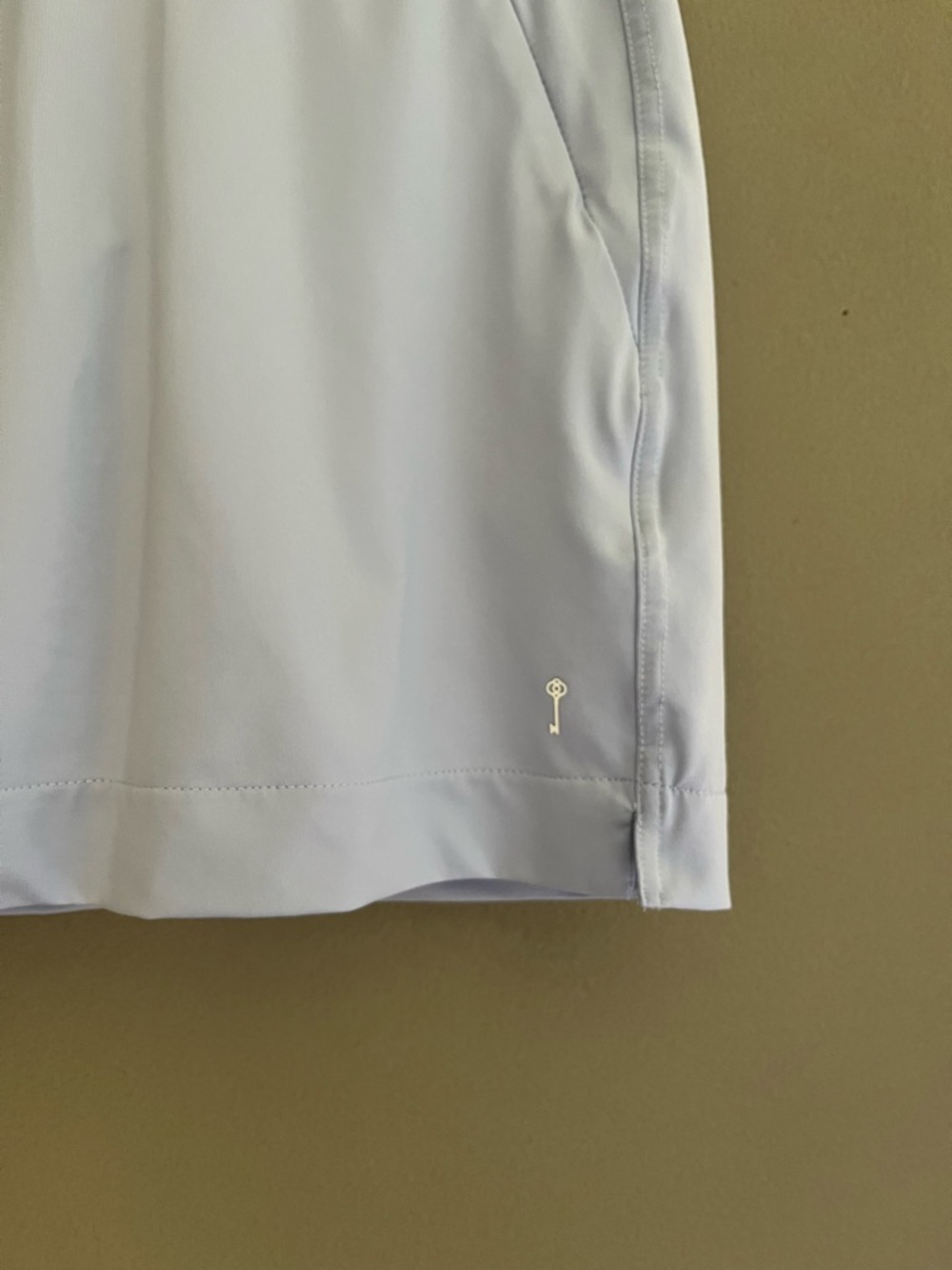 Belyn Key Light Lavender Athletic Skort Skirt Side and Back Pockets Small Golf - Picture 2 of 12